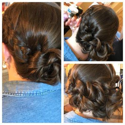 Wedding updo