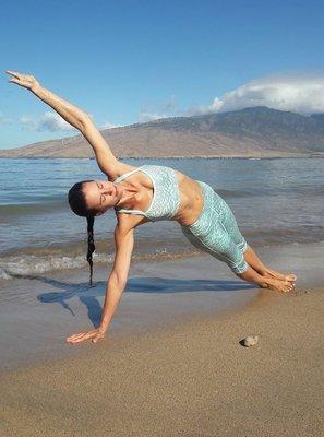 Beach yoga classes and private lessons