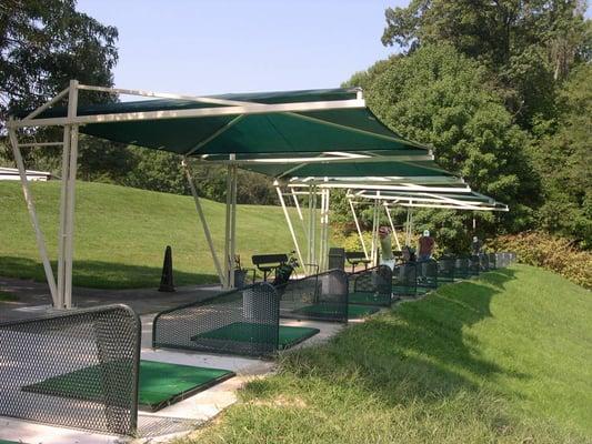 Contemporary style shade structure