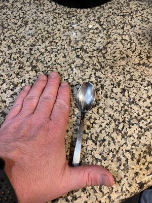 Spoons are small