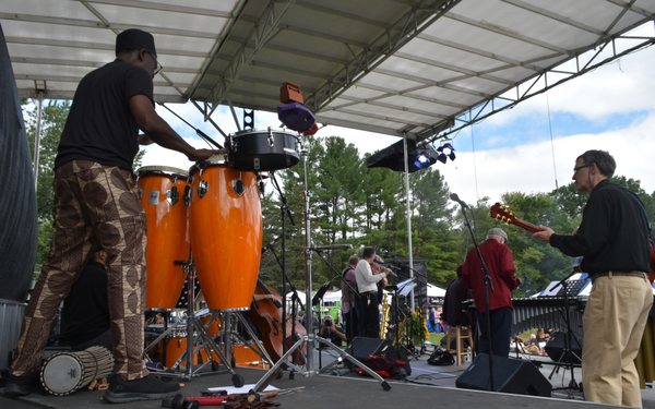 The Creative Music Studio at the Drum Boogie Festival. Photo credit: Lois Dysard