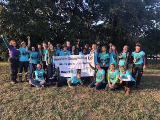 Women's Tree Climbing workshop. Great weekend.