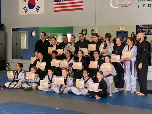 Black belt graduation.