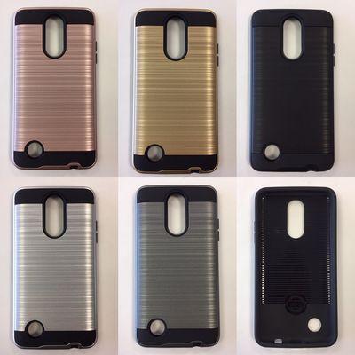 Brushed metallic armor cases available for many models..