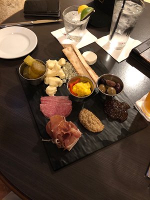 $17 charcuterie- very good for cocktail hour!