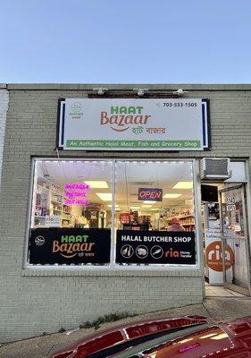 Haat Bazaar & Butcher Shop, Store Front