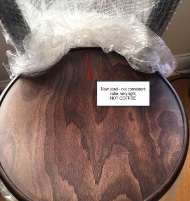 DWR is refusing to exchange Era Thonet stool with manufacturing defect! Bad customer service.