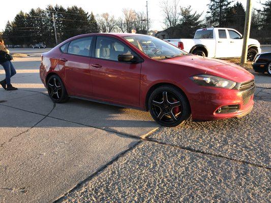 Customs 18 on a Dodge Dart