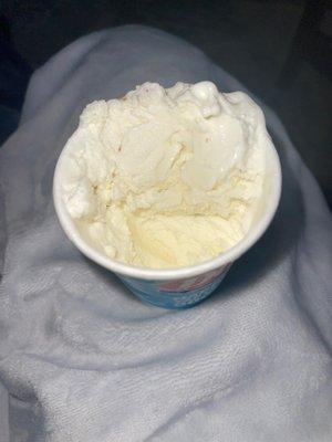 Nestle Cookie Blizzard. With no cookie. Just ice cream.