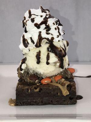 Brownie Sundae, you choose brownie and ice cream