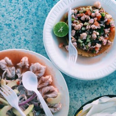 Mariscos.