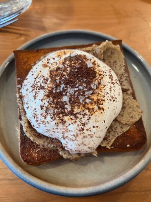 Marshmallow tahini toast ~ amazing!