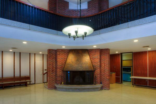 Atrium Fireplace