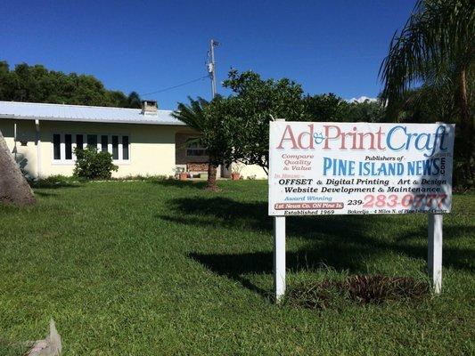 Local Family Owned & Operated Printing Company. Serving Pine Island  and other area Businesses Since 1969. Office at Ad&PrintCraft location.