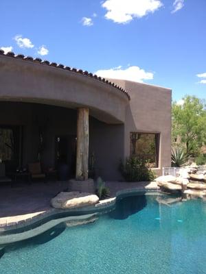 Exterior repaint in Cave Creek, Az