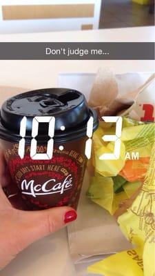 It's been about 8 years since I've eaten McDonald's.  $4.51 for coffee, hash brown & 2 egg mcmuffins.