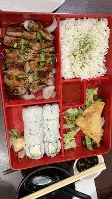 Beef Teriyaki bento box