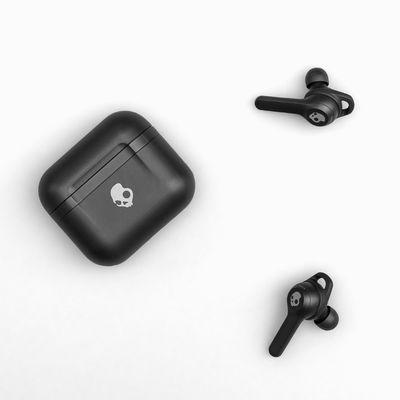 Bluetooth earbuds product photography