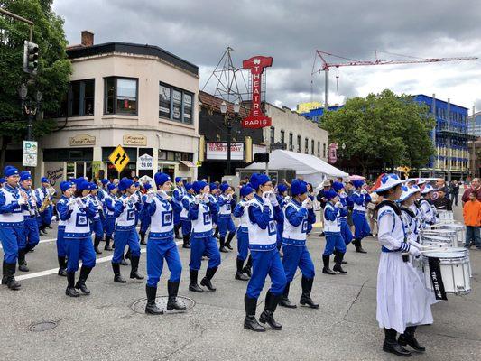 Falun Dafa Marching Band - Grand Floral Parade - Portland Rose Festival