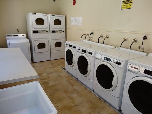 Up-to-date laundry facilities for your convenience