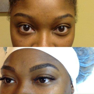 Microblading and Eyelash Extensions