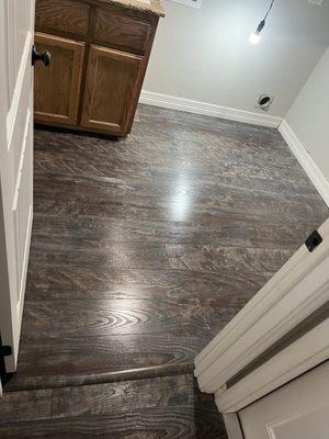 Flooring install