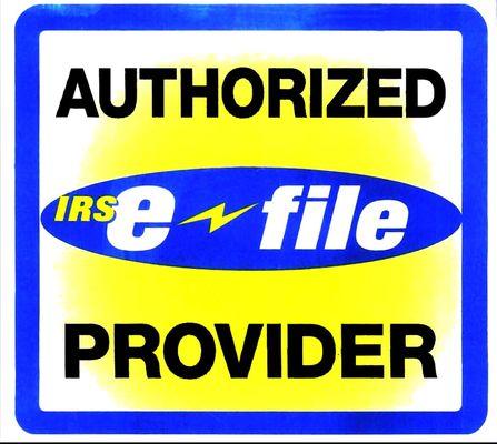 We are an authorized e-file provider of all of your electronic filing needs.