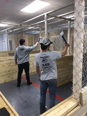 Indoor Axe Throwing Venue in Pittsboro