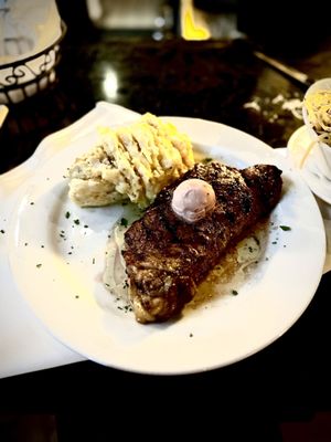 Garlic Rubbed Steak