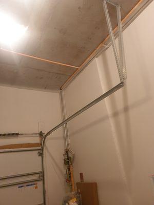 installation of ceiling shelves