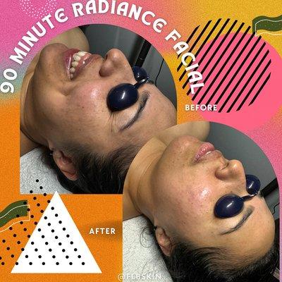 90 minute radiance facial