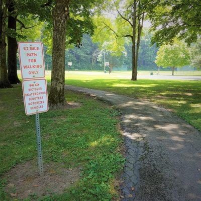 hiking trail for walkers only!