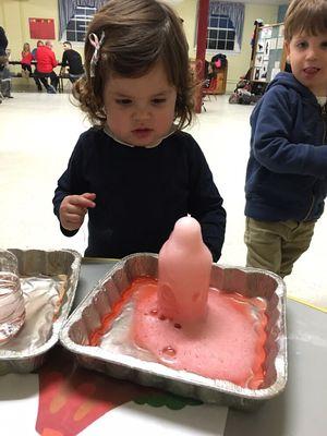 Making volcanoes erupt at Compass!