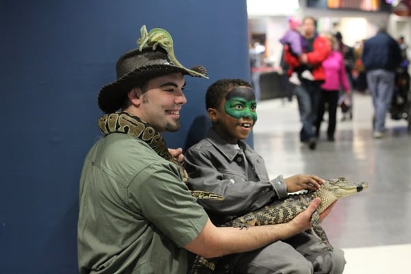 Dustin Queary, the reptile guy