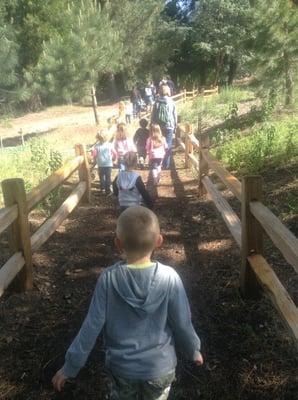 Field trip at the Oak Glen Conservatory