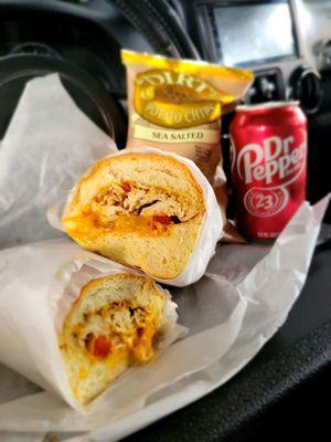 Chipotle chicken Philly combo