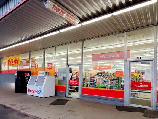 FAMILY DOLLAR store exterior in Griffin, Georgia.