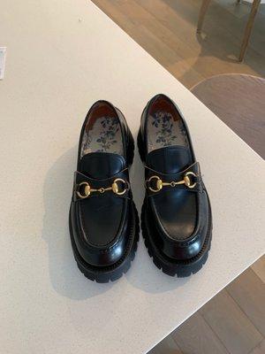 Women's Gucci Loafers stretched to perfection