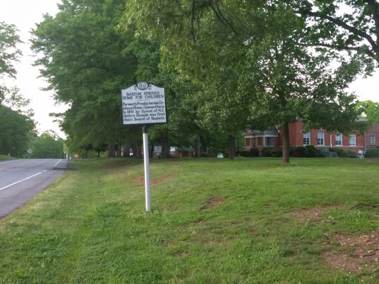 marker for the orphanage