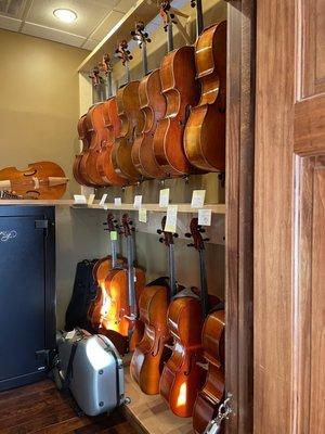 Cello and viola options