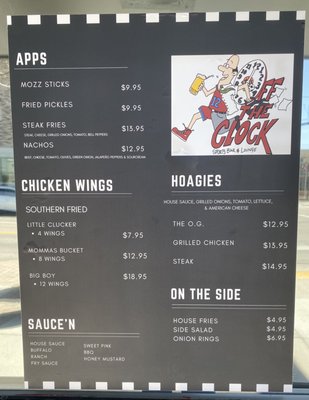 Menu April 2023