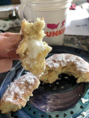 That's all the cream in a cream-filled donut. Waaah!