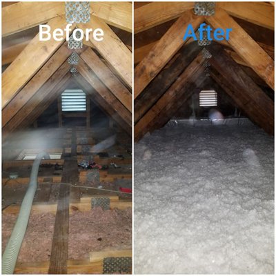 Added insulation to increase energy efficiency.