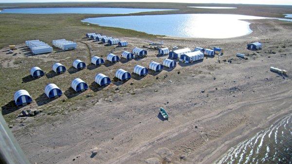 80-person fly-in camp in Northern Canada.