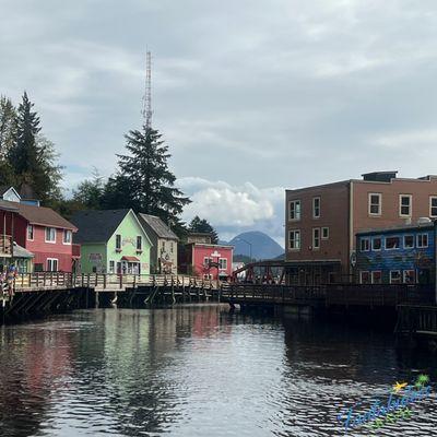 The beauty of Creek Street in Ketchikan is breathtaking.