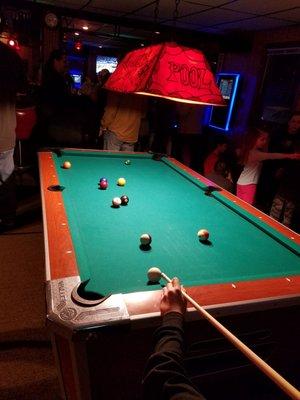 2 pool tables for your pleasure.