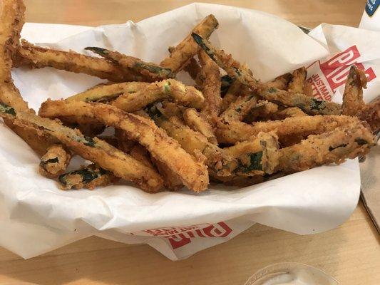 Zucchini fries. I always eat these with ranch!