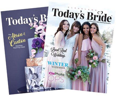 Get your Free Copy of the Cleveland or Akron/Canton Today's Bride Magazine Wedding Planner at the Bridal Shows or at TodaysBride.com