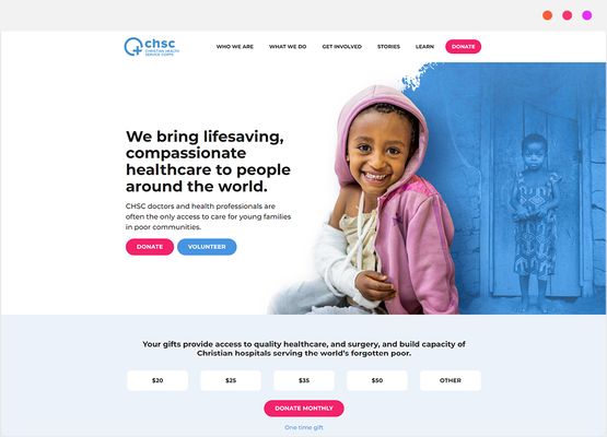 Nonprofit web design