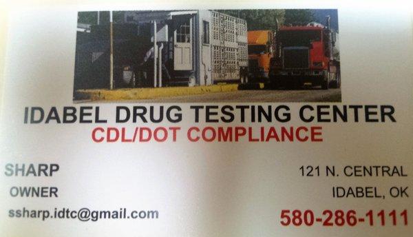 IDABEL DRUG TESTING DOT CONSORTIUM